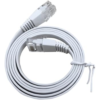 SORA 1M CAT6E straight-through network cable white (CB-CAT6ESFL(01M)) (flat cable)