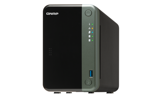 QNAP TS-253D-4G 2-Bay NAS (Intel Celeron J4125 2.0GHz Quad Core CPU, 4GB DDR4 SODIMM Ram) 