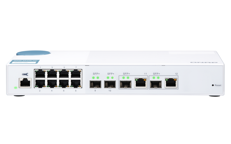 QNAP QSW-M408-2C L2 Web-Managed 10GbE Switch 