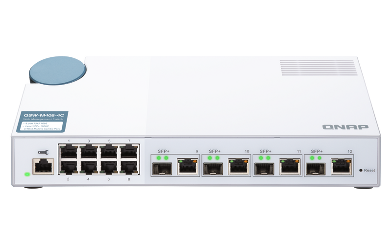 QNAP QSW-M408-4C L2 Web-Managed 10GbE Switch 