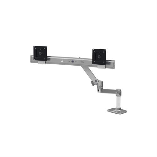 Ergotron LX Desk Dual Direct Arm, Polished 雙顯示器單臂支架 (銀色) 45-489-026