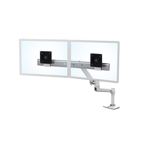 Ergotron LX Desk Dual Direct Arm, Bright White Texture 雙顯示器單臂支架 (亮白) 45-489-216