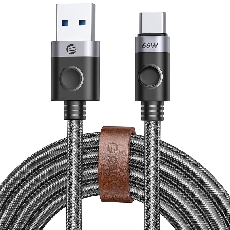 ORICO USB-A to Type-C PD 66W Max. 6A Fast Charge &amp; Data Cable 2 Meter [A2C-20-BK]