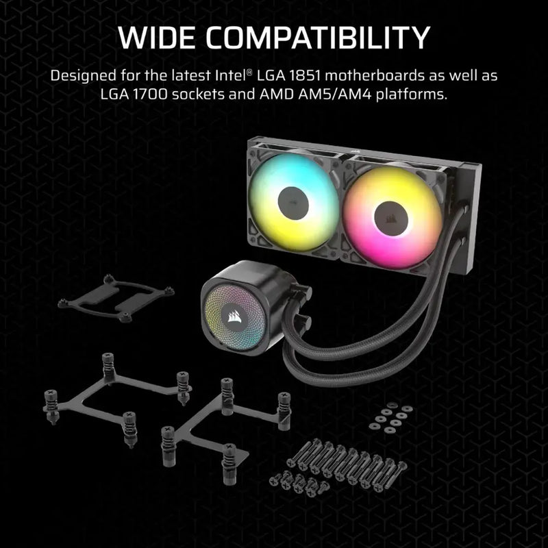 CORSAIR NAUTILUS RS ARGB 240mm Liquid CPU Cooler CW-9060092-WW