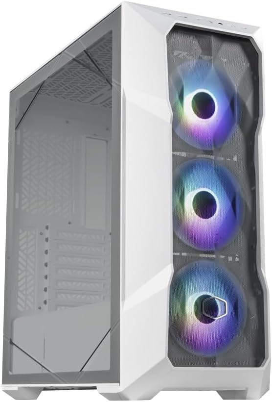 Cooler Master MasterBox TD500 V2 Mesh White White ARGB Tempered Glass ATX Case TD500V2-WGNN-S00 