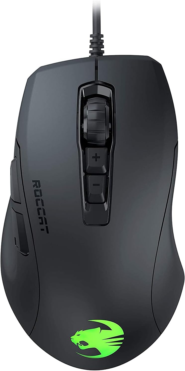 【ROCCAT 9月份夏日優惠】ROCCAT Kone Pure Ultra 66g 輕量化人體工學電競滑鼠 - Black 黑色