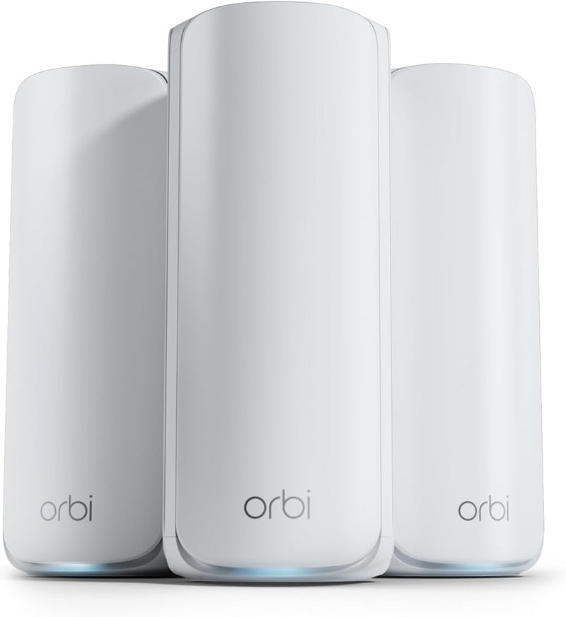 【NETGEAR 10月份優惠推介活動】NETGEAR Orbi RBE773 BE11000 Tri-Band WiFi 7 Mesh System (3件裝)