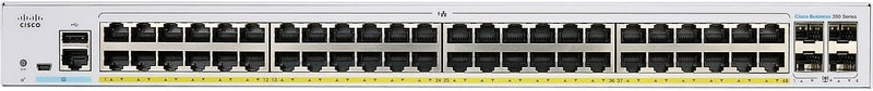 Cisco Business CBS350 48-Port Gigabit (740W PoE+) + 4-Port Gigabit SFP Uplink Managed 交換機 (CBS350-48FP-4G-UK / NE-3548A4G) 有限終生保用