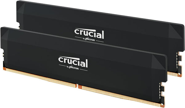 Crucial Pro 32GB Kit (2x16GB) Overclocking Black 黑色 DDR5-6400 UDIMM CP2K16G64C38U5B (AMD EXPO & Intel XMP 3.0)