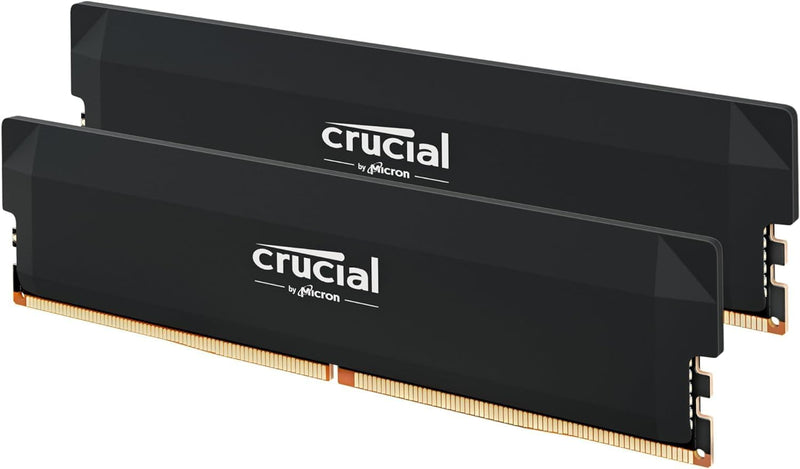 Crucial Pro 64GB Kit (2x32GB) Overclocking Black 黑色 DDR5-5600 UDIMM CP2K32G56C46U5 (AMD EXPO & Intel XMP 3.0)