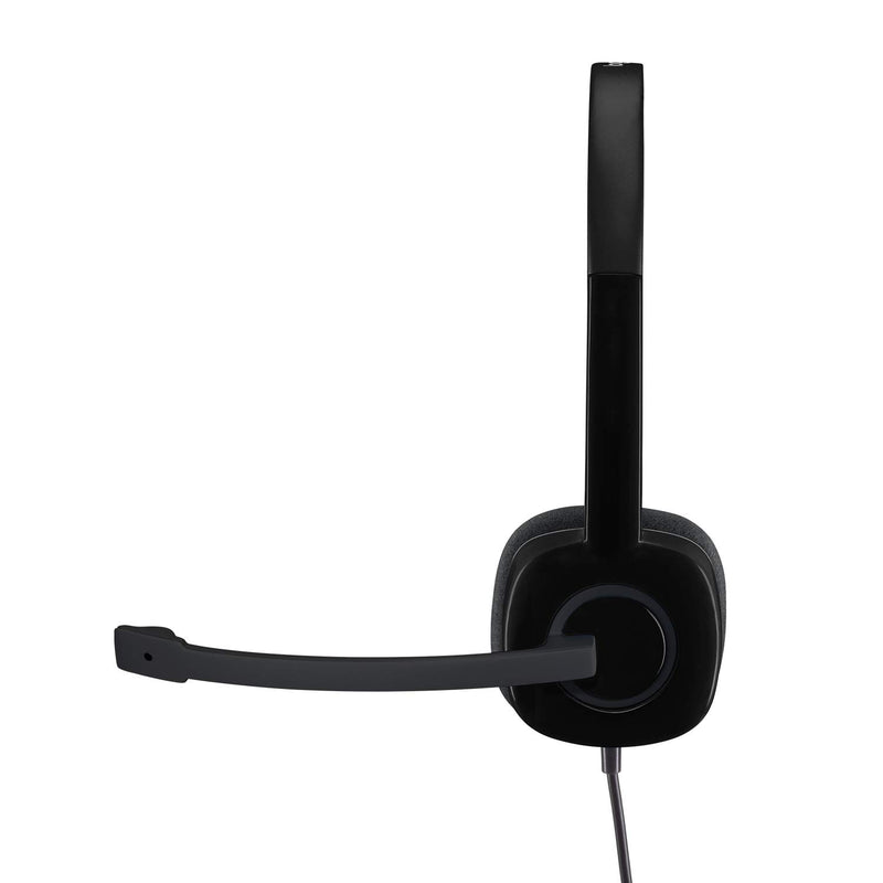 Logitech H151 Wired Headset 立體聲耳機麥克風 - Black 黑色 981-000587 原裝行貨