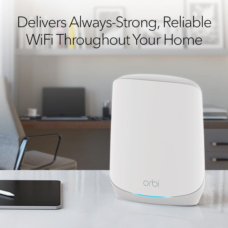 【驚喜優惠】NETGEAR Orbi RBK762S AX5400 WiFi 6 Whole Home Tri-Band Mesh 6 System (2件裝)