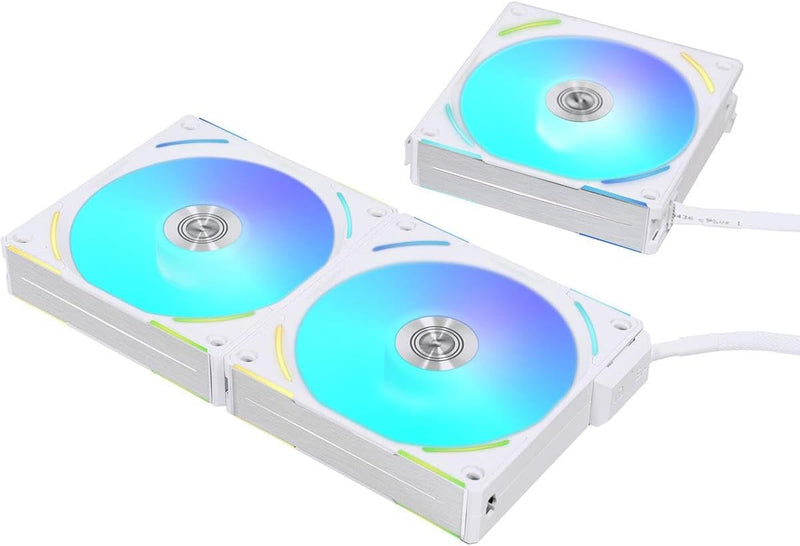 LIAN LI UNI Fan AL120 V2 RGB WHITE (白色) 3xFan Kit with Controller UF-AL120V2-3W