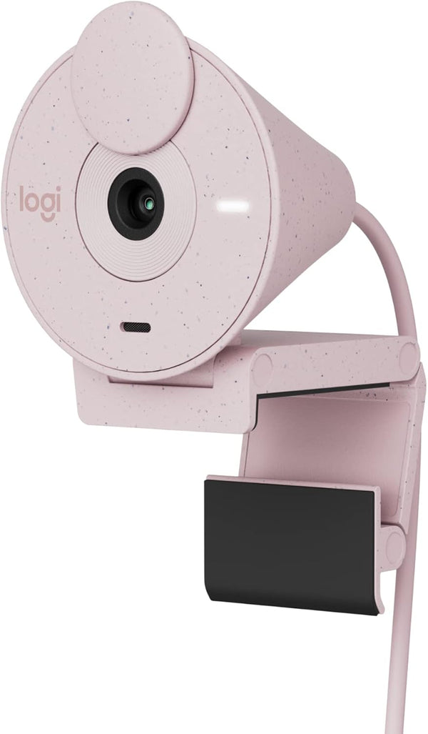 Logitech Brio 300 Full HD Webcam - Rose Pink 玫瑰粉色 960-001449 原裝行貨