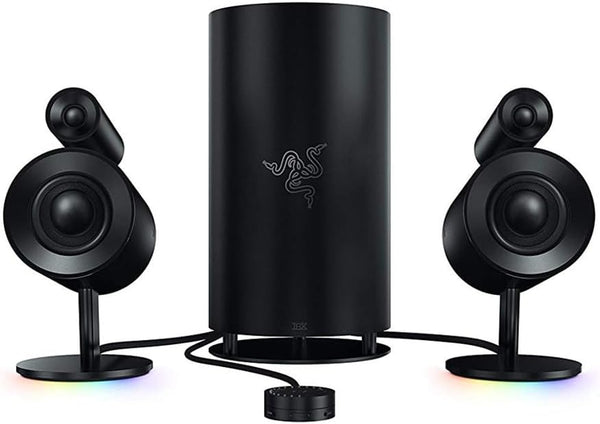 【Razer Nommo Pro 勁爆特別超筍價】Razer Nommo Pro 2.1 Gaming Speaker System (THX Certified 2.1 Virtual Surround Gaming Speakers) RZ05-02470100-R3B1