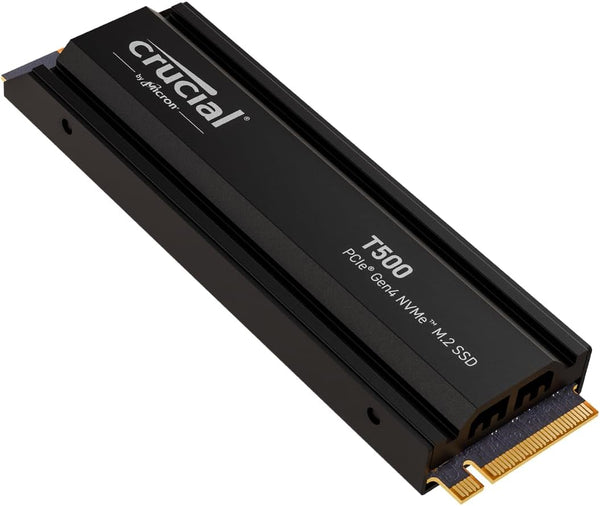 Crucial 1TB T500 w/Heatsink CT1000T500SSD5 PCIe Gen4 NVMe M.2 SSD