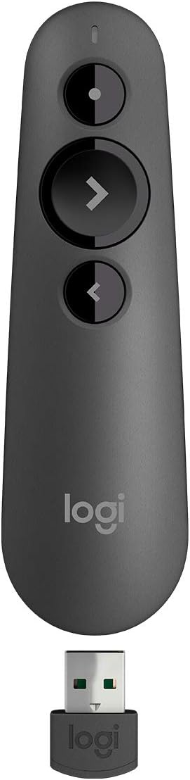 Logitech R500s Presenter 雷射簡報遙控器 - Graphite 石墨灰色