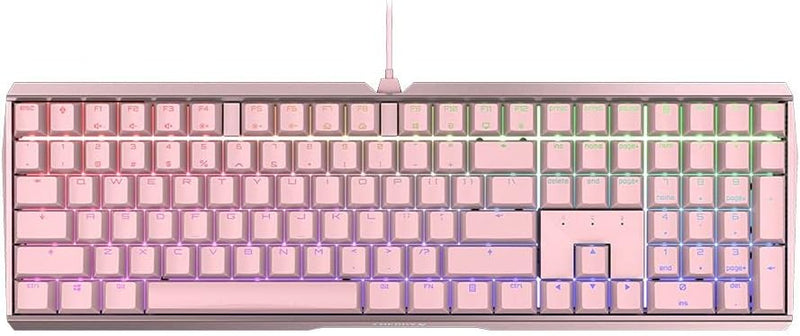 CHERRY MX 3.0S RGB pink wired mechanical keyboard (green axis) G80-3874 *comes with CHERRY AC3.3 handrest 