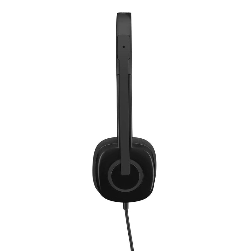 Logitech H151 Wired Headset 立體聲耳機麥克風 - Black 黑色 981-000587 原裝行貨