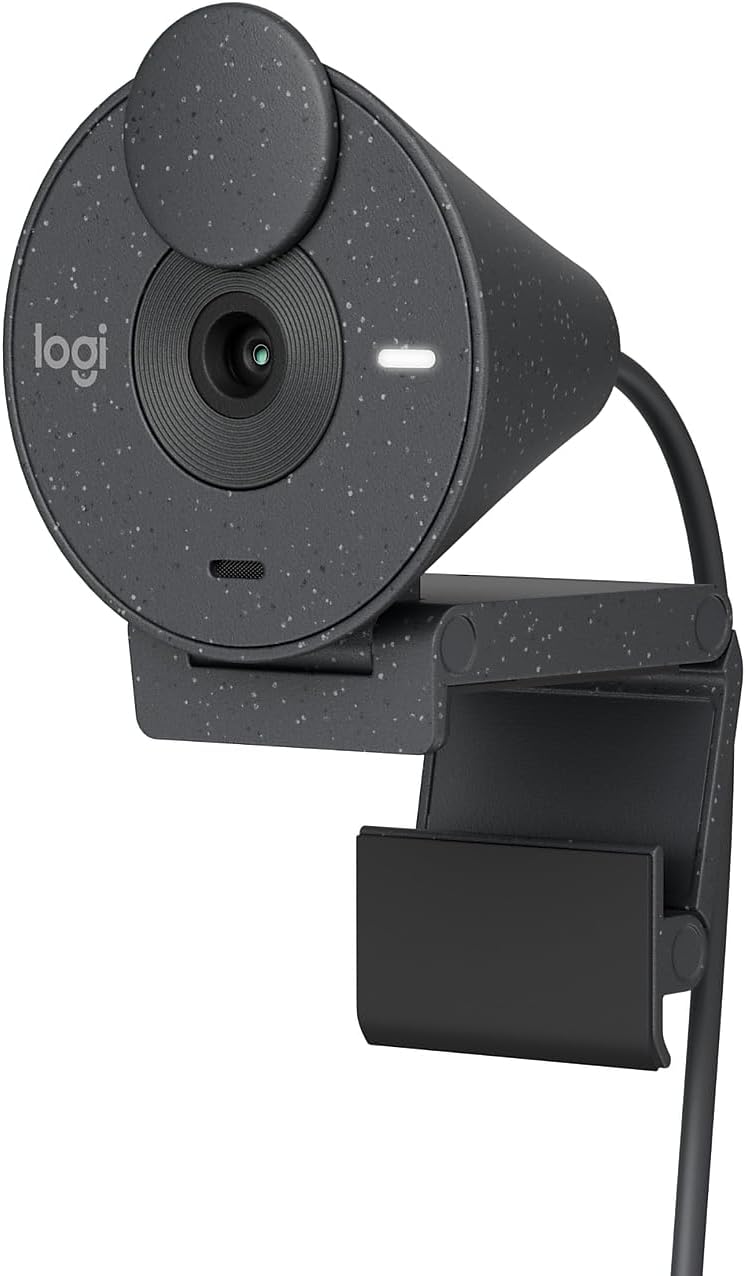 Logitech Brio 300 Full HD Webcam - Graphite 石墨灰色 960-001437 原裝行貨