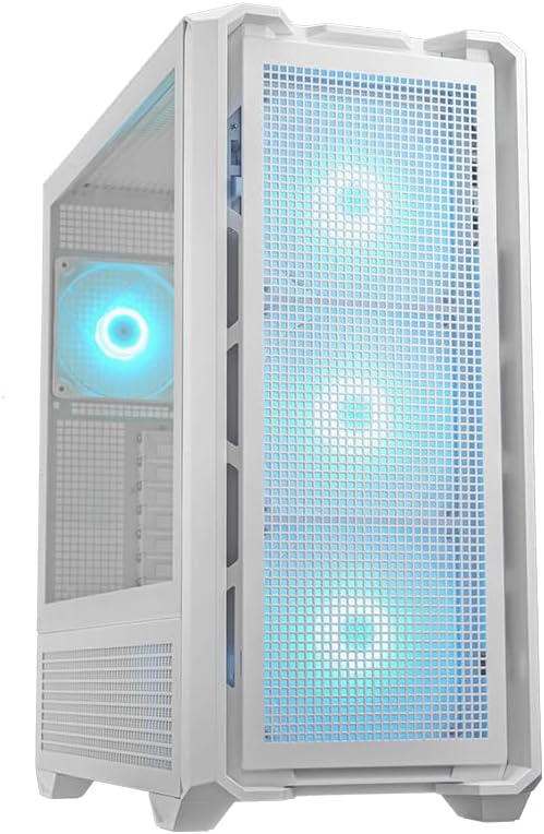 Cougar MX600 RGB White 白色 Tempered Glass Gaming ATX Case