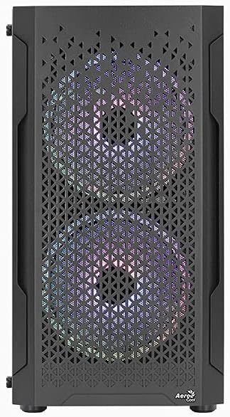 AeroCool Trinity Mini FRGB Black 黑色 Tempered Glass Micro-ATX Case