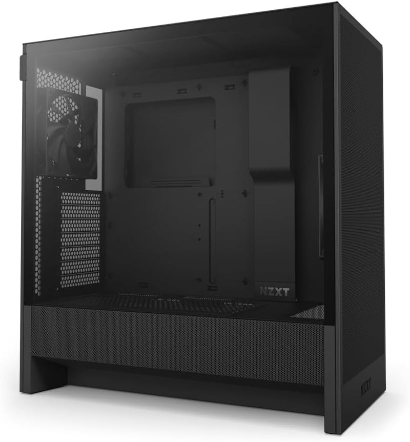 NZXT H5 FLOW 2024 Compact Black 黑色 Tempered Glass ATX Airflow Case CC-H52FB-01