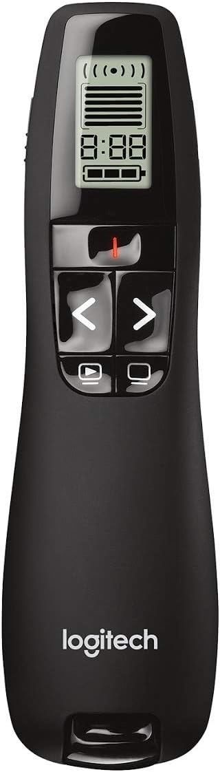 Logitech Professional R800 Presenter 專業簡報遙控器 - Black 黑色 910-001360 原裝行貨