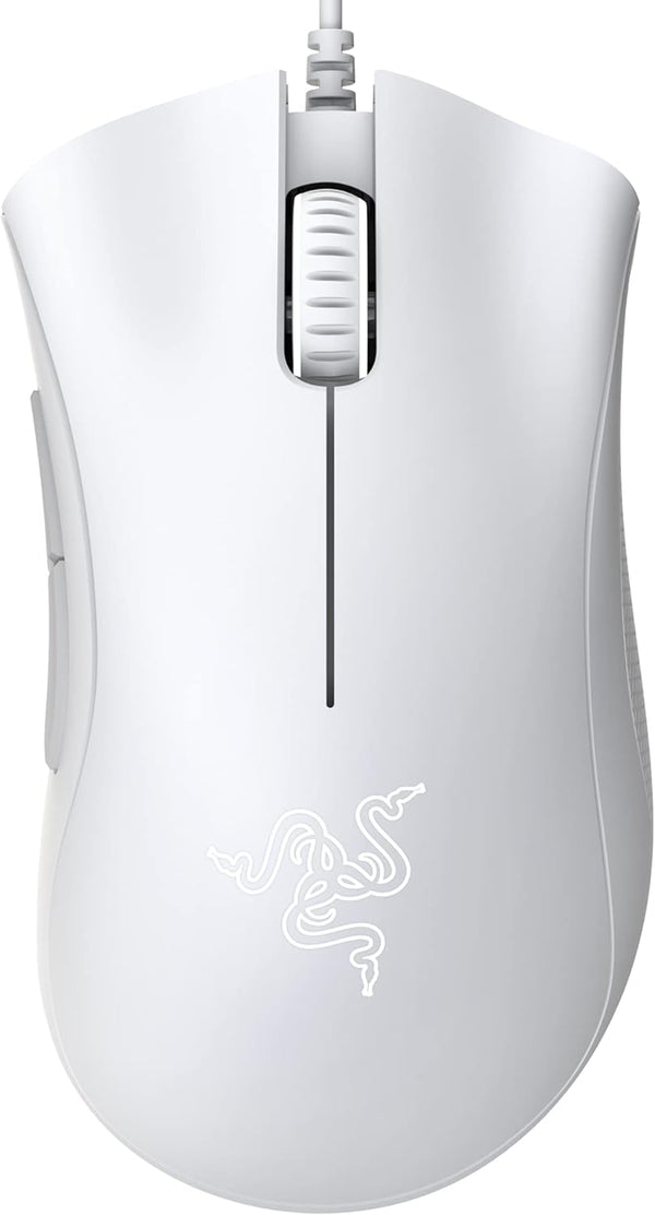 【RAZER 電競裝備產品 9月份優惠】Razer DeathAdder Essential Mouse 電競遊戲滑鼠 - White 白色 RZ01-03850200-R3M1