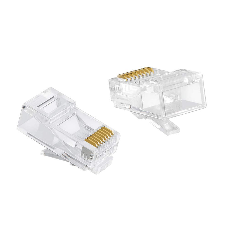 AMP CAT6 RJ45 Connector - 100 Pack