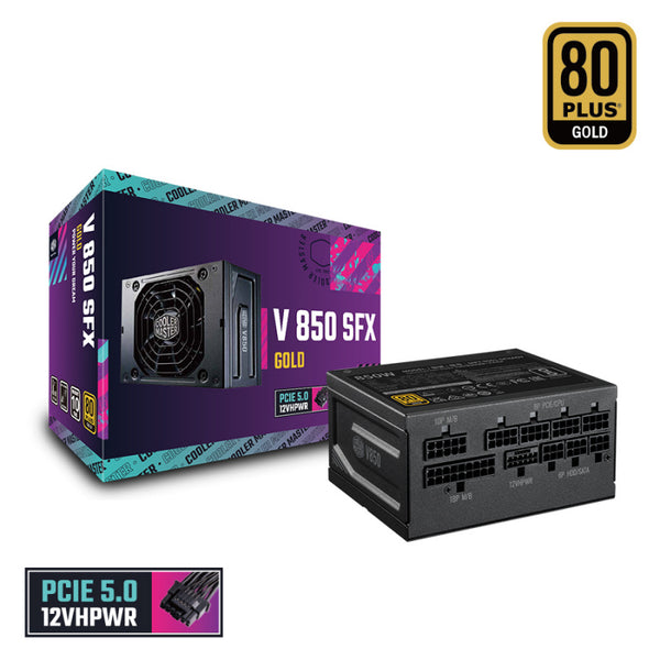 Cooler Master 850W V850 SFX GOLD PCIE 5.0 ATX 3.0 80Plus Gold Full Mod