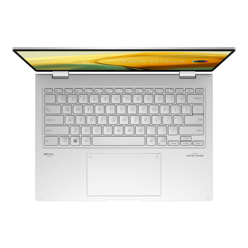 ASUS ZenBook 14 Flip - Silver / 14 Touch / 3K 2880x1800,OLED / i7-1360P / 16G / 1TB SSD / W11H (2年保養) - UP3404VA-OLED-S7009WTS