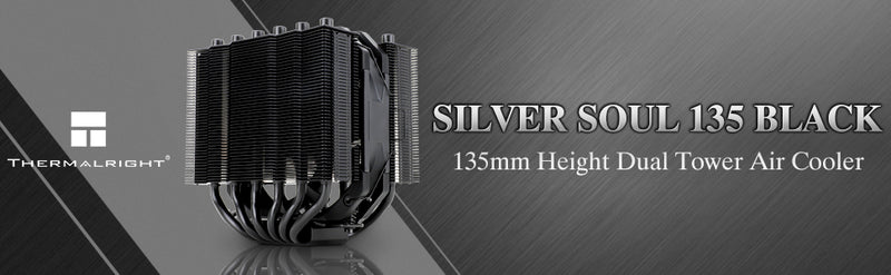 Thermalright Silver Soul 135 BLACK 雙塔式 CPU Cooler SS135