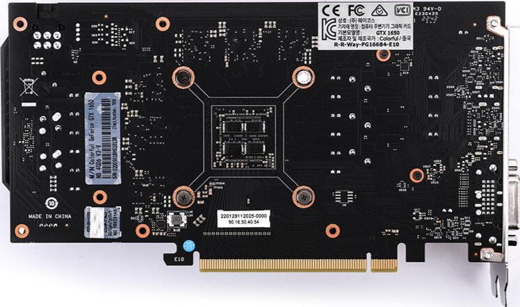 COLORFUL GeForce GTX 1650 NB 4GD6 V3-V GDDR6