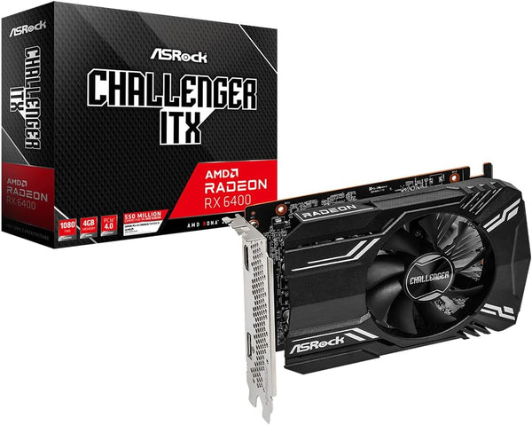 ASRock AMD Radeon RX 6400 Challenger ITX 4GB GDDR6