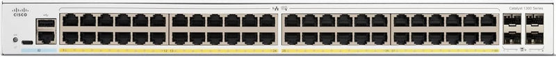 [最新產品] Cisco Catalyst 1300 48-Port Gigabit Ethernet + 4x10Gb SFP+ (740W PoE+) Advanced Security Managed Switch (C1300-48FP-4X-UK/NE-1348A4X)