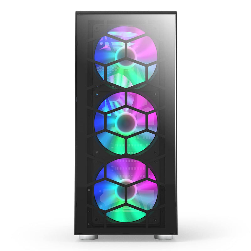 MONTECH X3 MESH Black ARGB Tempered Glass ATX Case MO-CA-X3-MESH-BK