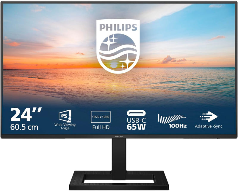 [最新產品] Philips 23.8" 24E1N1300AE 100Hz FHD IPS (16:9) 顯示器