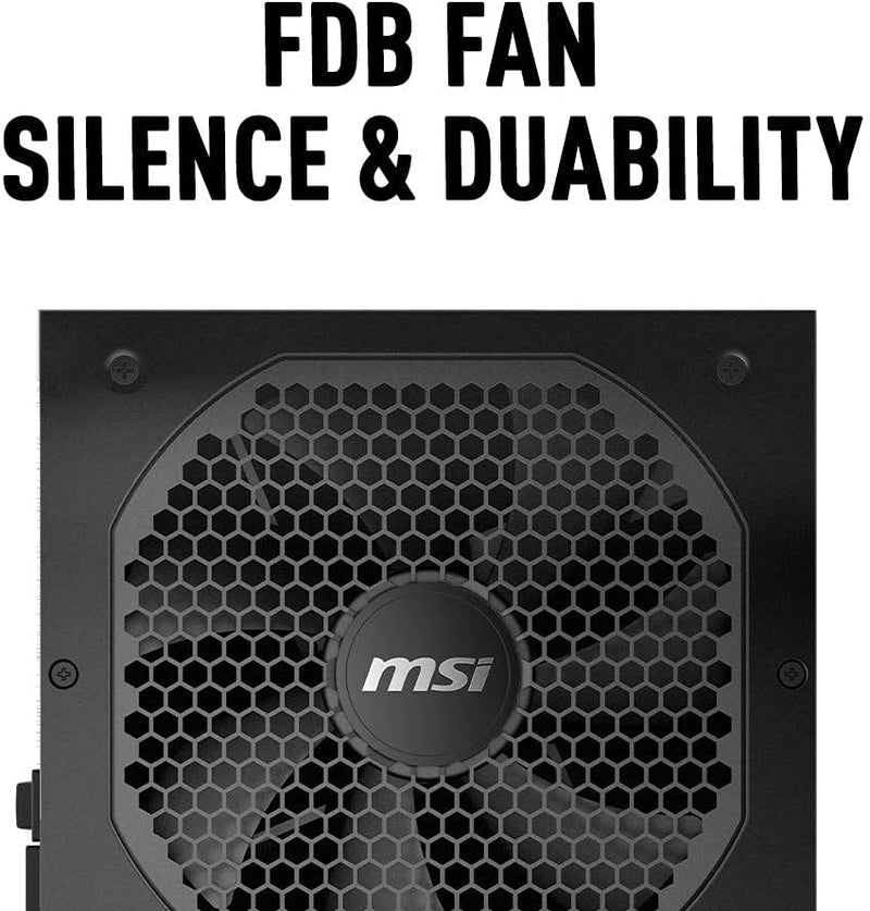 MSI 650W MPG A650GF 80Plus Gold Power Supply (PS-MPA65GF)