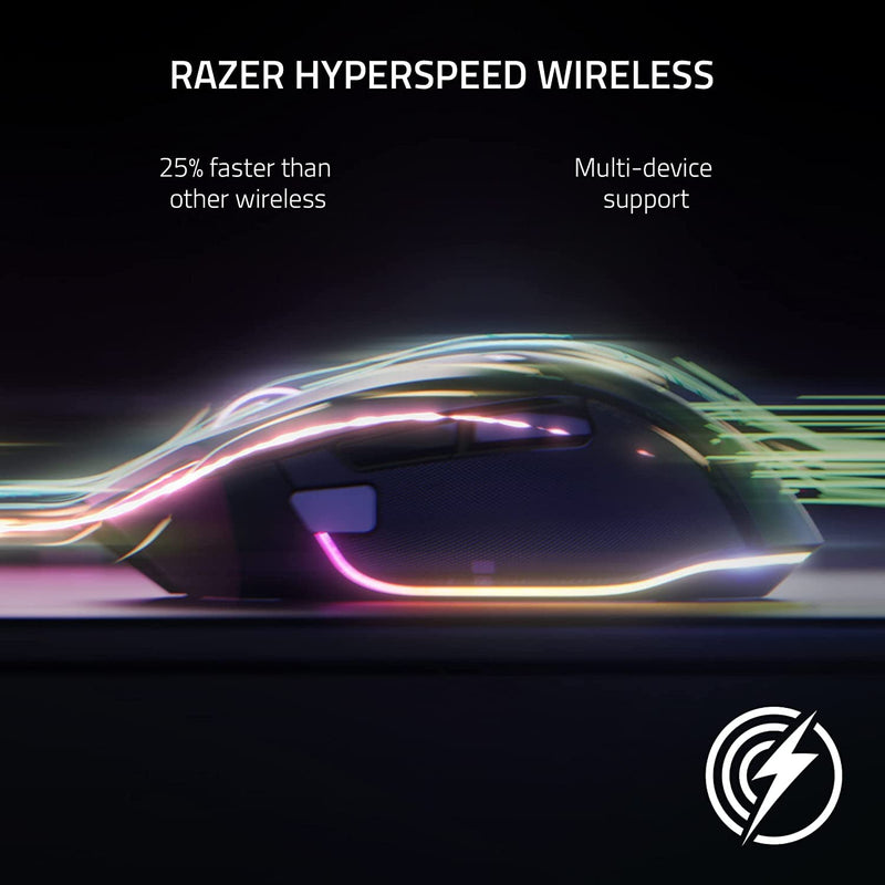 Razer Basilisk V3 X HyperSpeed RGB 無線遊戲滑鼠 RZ01-04870100-R3A1