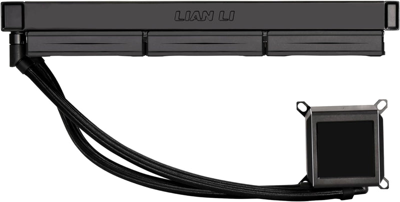 LIAN LI Galahad II LCD 360 Black Black 360mm Liquid CPU Cooler (GA2ALCD36B) 