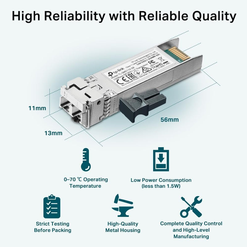 TP-Link TL-SM6110-SR Omada 25GBase-SR SFP28 LC Transceiver (TP-NE-SM6110-SR)