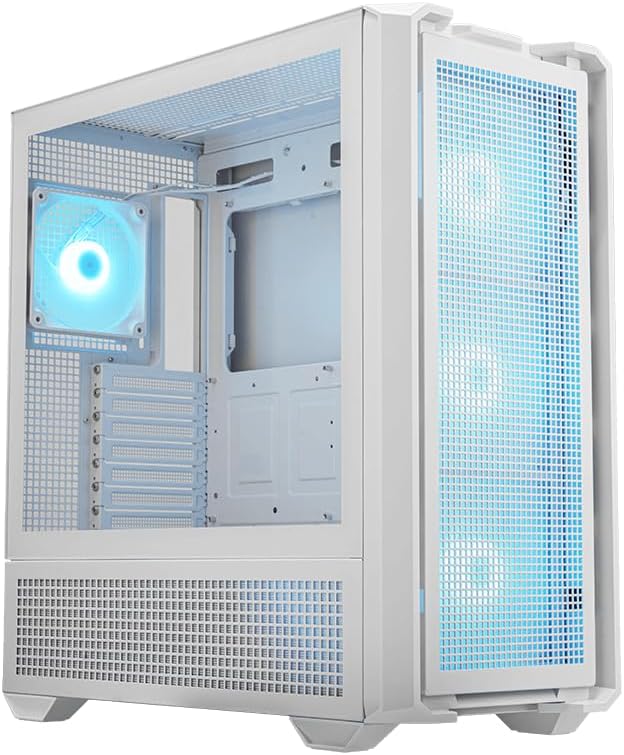 Cougar MX600 RGB White 白色 Tempered Glass Gaming ATX Case