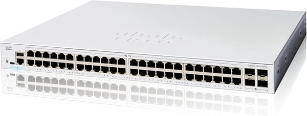 [最新產品] Cisco Catalyst 1200 48-Port Gigabit Ethernet + 4xSFP Smart Managed Switch (C1200-48T-4G-UK/NE-1248T4G)