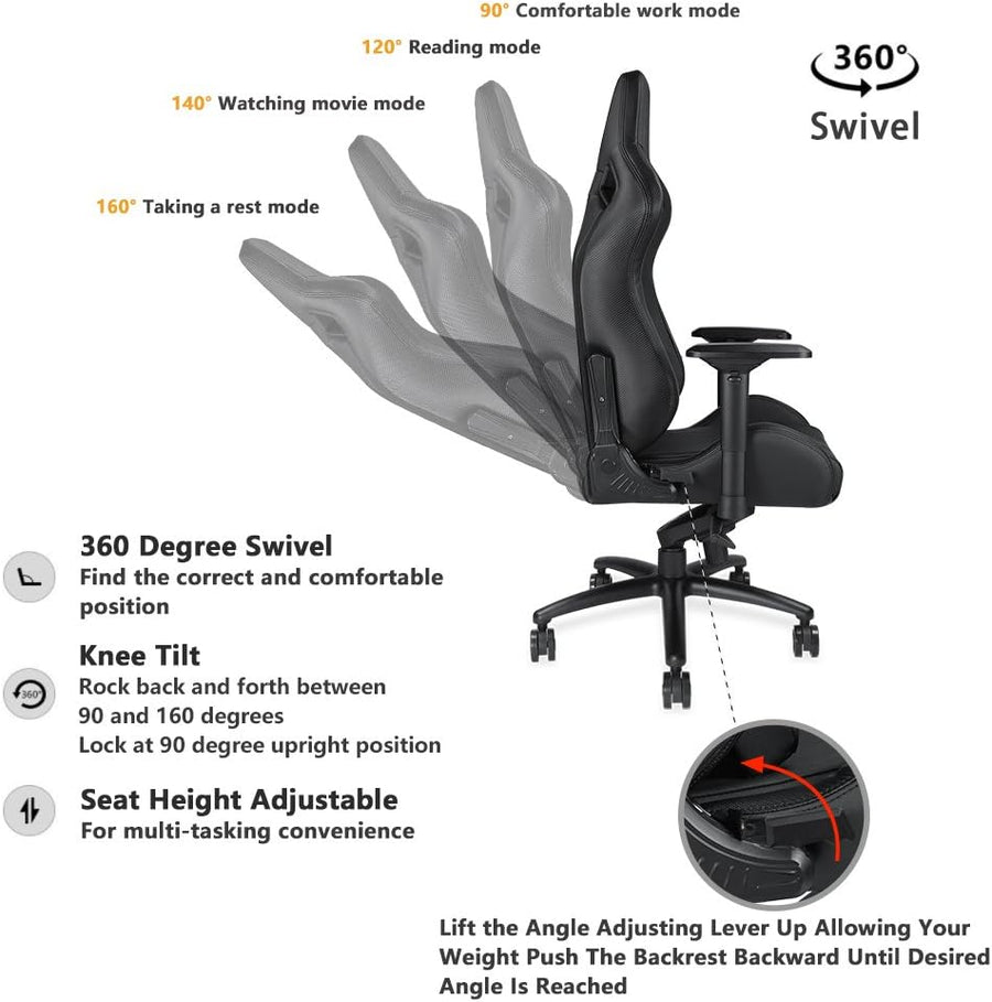 Anda Seat Dark Knight Premium Gaming Chair AD12XL 04 B PV