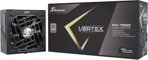 Seasonic 1200W VERTEX PX-1200 ATX3.0 PCI-E 5.0 80Plus PLATINUM Power Supply