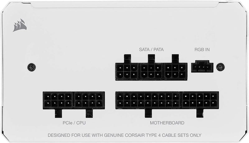 CORSAIR 550W CX550F-RGB-WH 白色 Bronze Fully Modular RGB Power Supply (CP-9020225-UK)