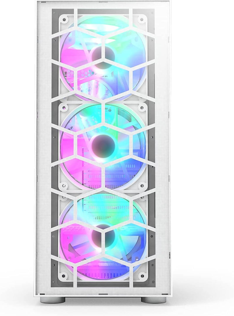 MONTECH X3 MESH White ARGB Tempered Glass ATX Case MO-CA-X3-MESH-WH