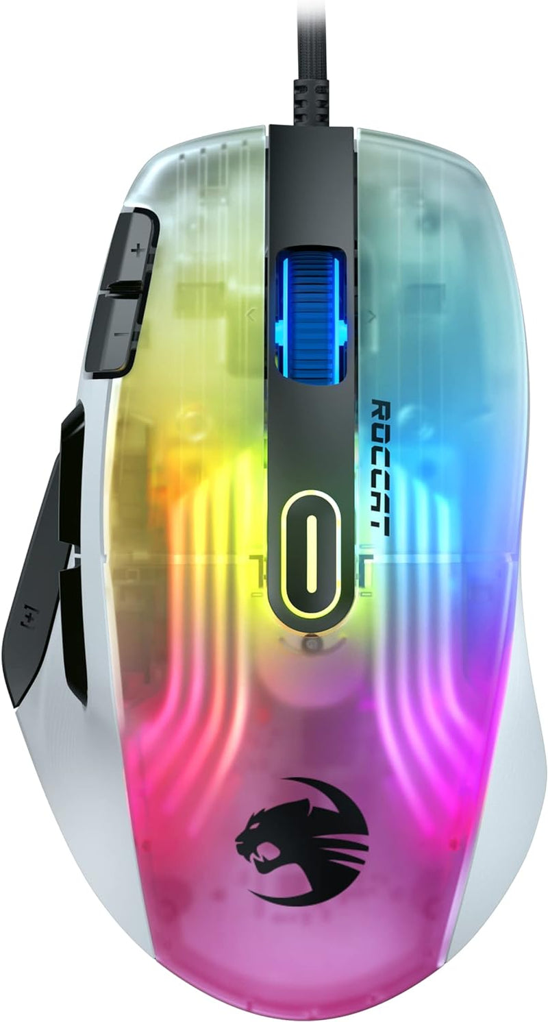 【ROCCAT 9月份夏日優惠】ROCCAT Kone XP 3D RGB 電競滑鼠 - White 白色 (ME-RKOXPWH)