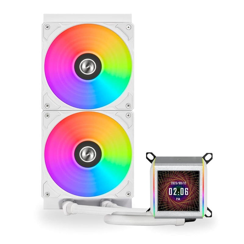 LIAN LI Galahad II LCD 280 White 白色 280mm Liquid CPU Cooler (GA2ALCD28W)